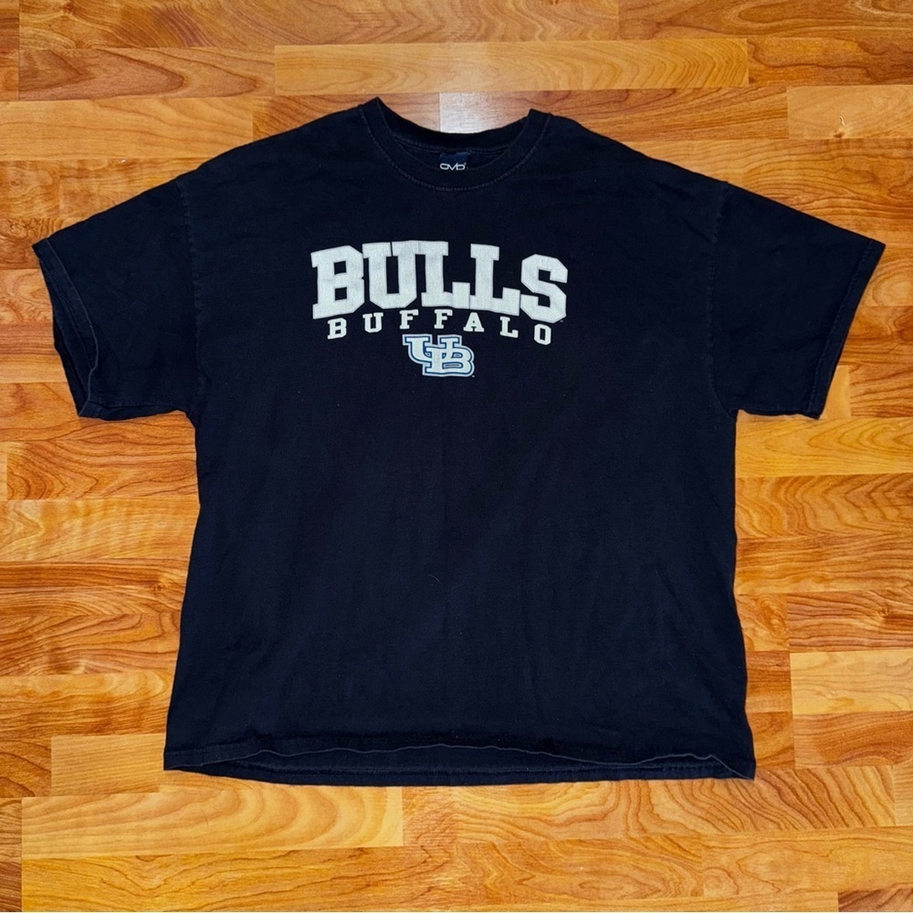 Vintage Buffalo Bulls T Shirt Navy Blue Men’s Size 2XL 100% Cotton - UB T-Shirt